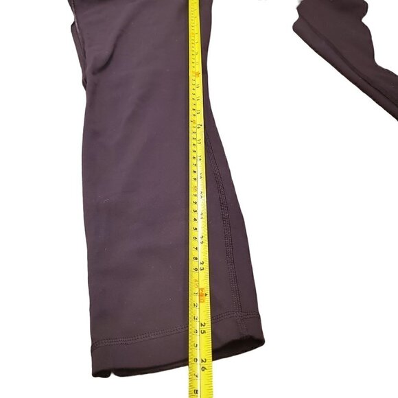 Lot of 2 Lululemon Women Gray Purple Pull On Leggings Yoga Pants‎ Size 26 - Picture 7 of 8